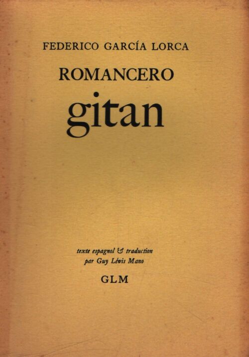 Romancero gitan - Federico Garcìa Lorca - Livre