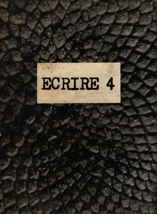 Ecrire 4 - Collectif - Livre