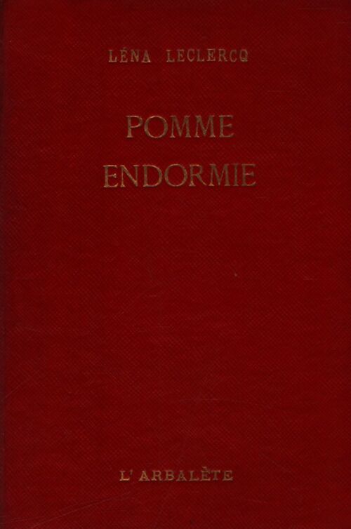 Pomme endormie - Léna Leclercq - Livre
