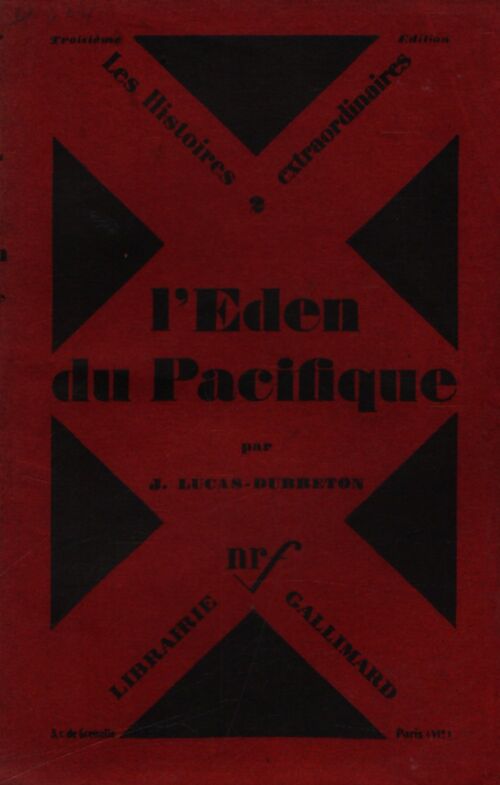 L'eden du pacifique - J. Lucas-Dubreton - Livre