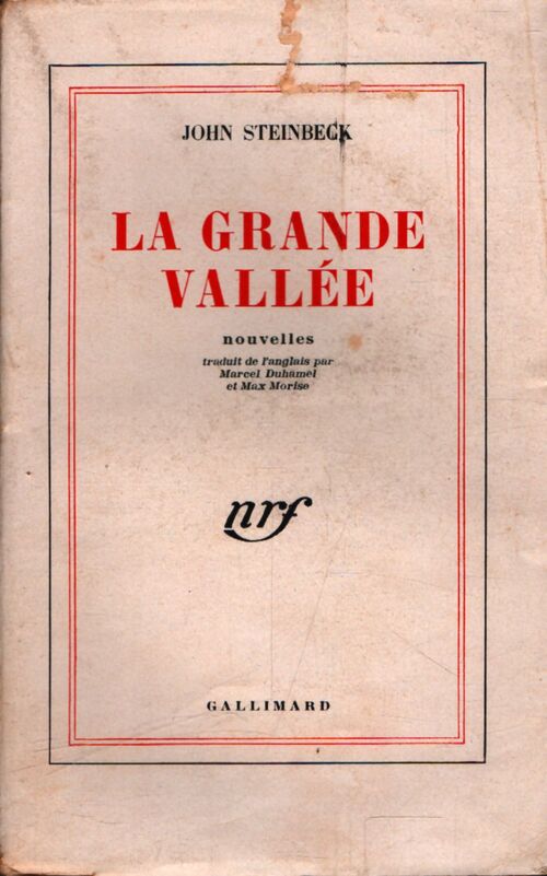 La grande vallée - John Steinbeck - Livre