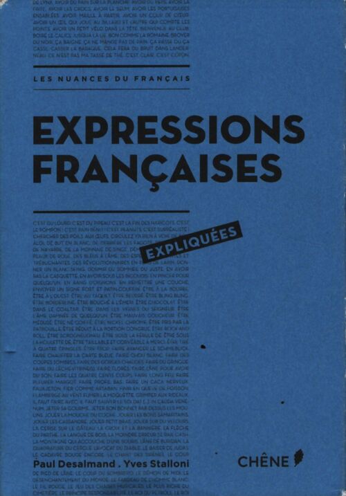 Expressions françaises expliquées - Paul Desalmand - Livre