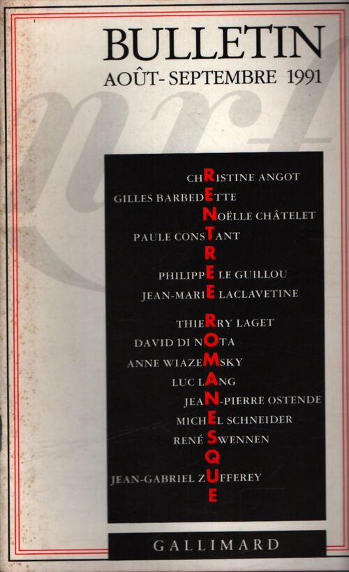 Bulletin août-septembre 1991 - Collectif - Livre