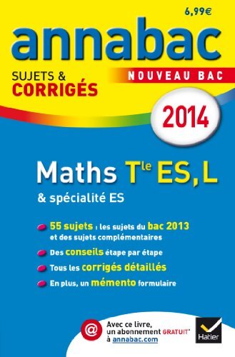 Mathématiques Terminale ES spécifique et spécialité L spécialité : Sujets et corrigés - Martine Salmon - Livre