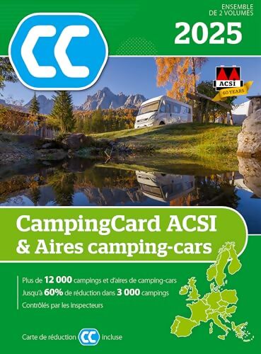 Campingcard acsi & aires camping-cars 2025 Tome I - Collectif - Livre