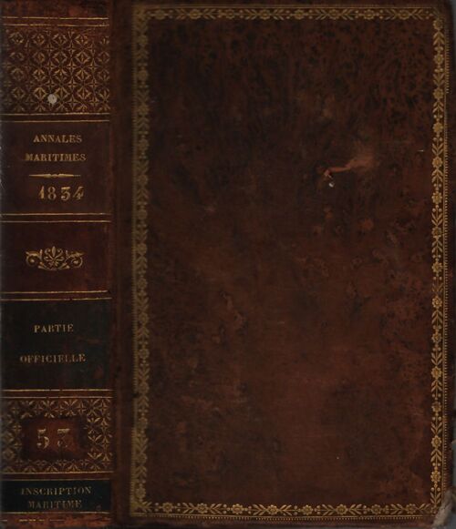 Annales maritimes et coloniales année 1854 - Collectif - Livre