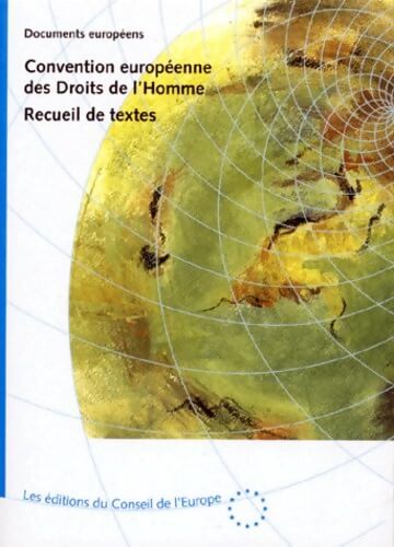 Convention européenne des droits de l'homme  - Collectif - Livre