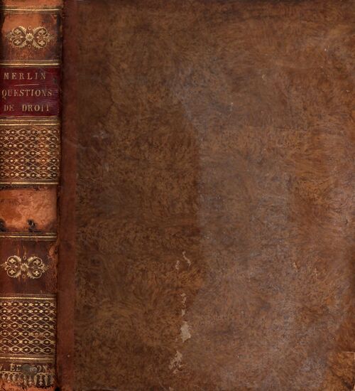 Recueil alphabétique des questions de droit Tome VI : Soc. - Wiss. - M. Merlin - Livre