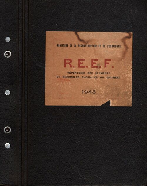 Documentation technique sur la construction immobilière 1946 - Collectif - Livre