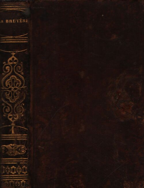 Les caractères / Les caractères de Théophraste - Jean De la Bruyère - Livre