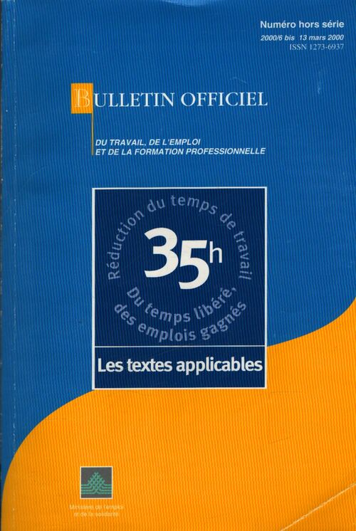 35h les textes applicables - Collectif - Livre