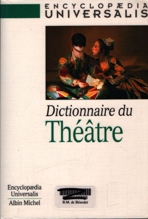 Dictionnaire du théâtre - Collectif - Livre