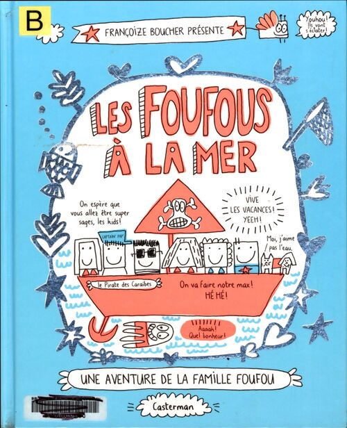 Les foufous à la mer - Françoize Boucher - Livre