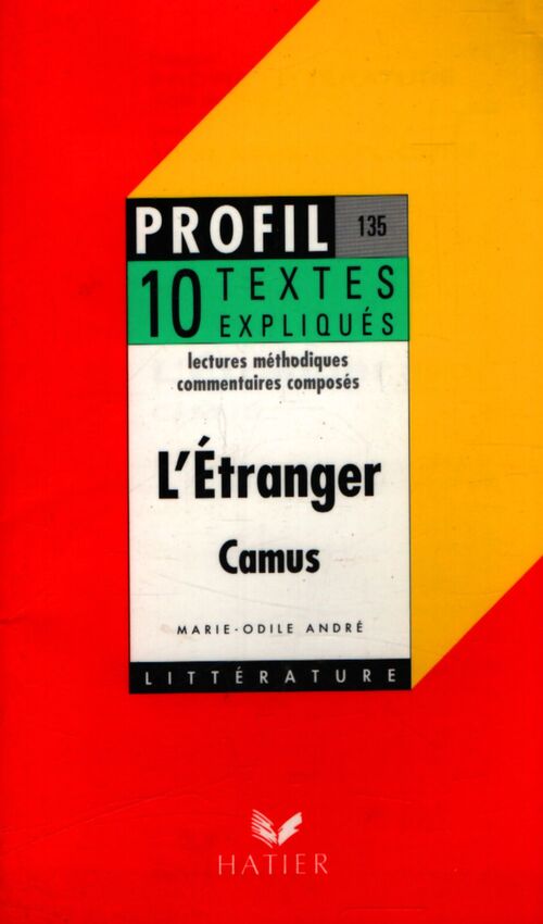 L'étranger - Albert Camus - Livre
