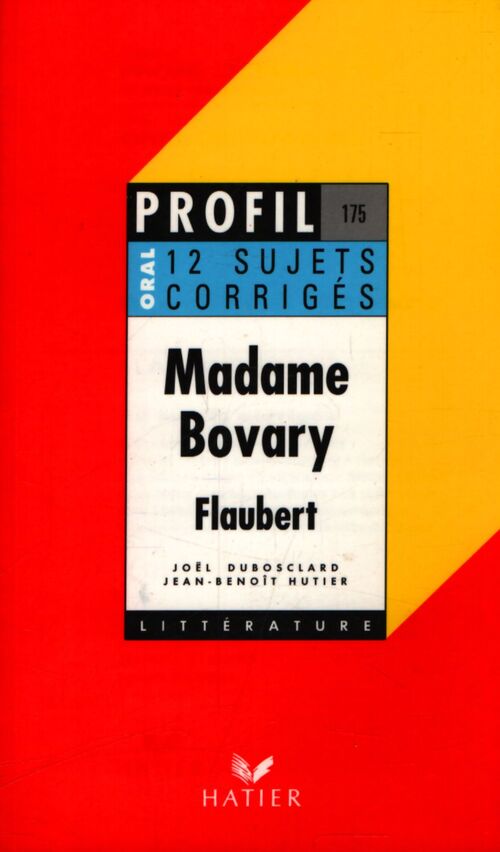 Madame Bovary - Gustave Flaubert - Livre