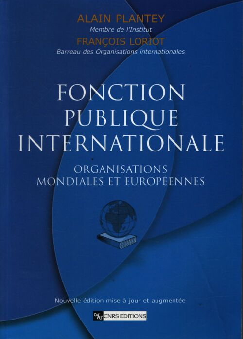 Fonction publique internationale - François Loriot - Livre