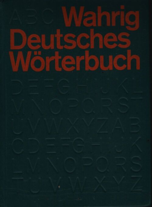 Deutsches worterbuch - Gerhard-Wahrig-Walter-Ludewig - Livre