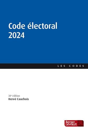 Code électoral 2024 - Hervé Cauchois - Livre
