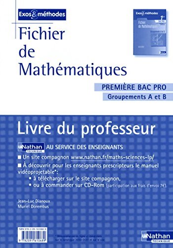 Ficher de Mathématiques - Muriel Dorembus - Livre