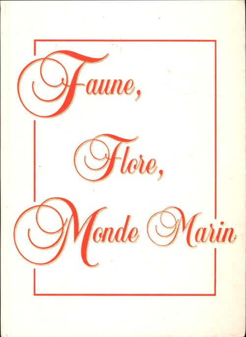 Faune, flore, monde marin Tome V : Monde marin - Collectif - Livre