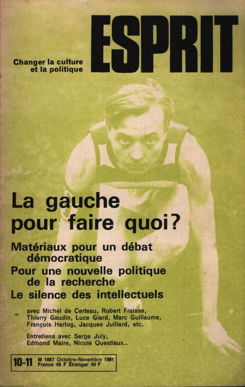 Esprit n°58-59  - Collectif - Livre