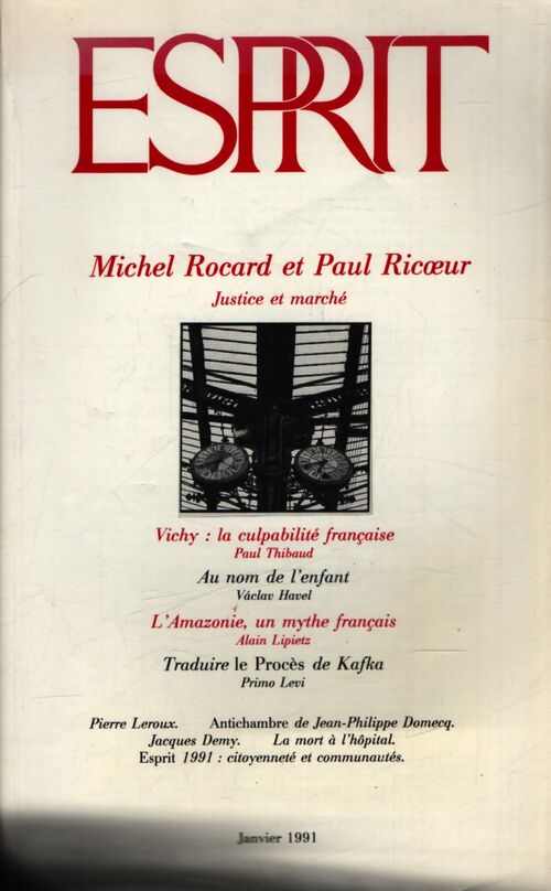 Esprit (ouvelle série) n°168  - Collectif - Livre