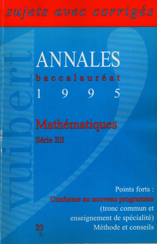 Mathématiques ES - Collectif - Livre