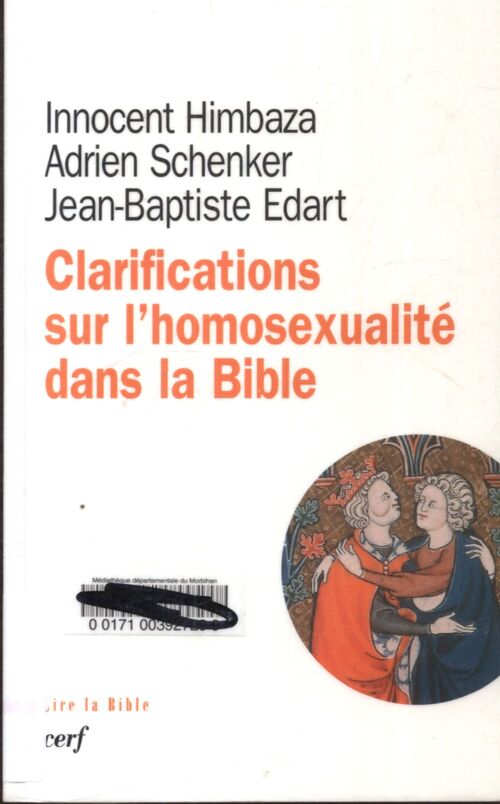 Clarifications sur l'homosexualité dans la Bible - Innocent Himbaza - Livre