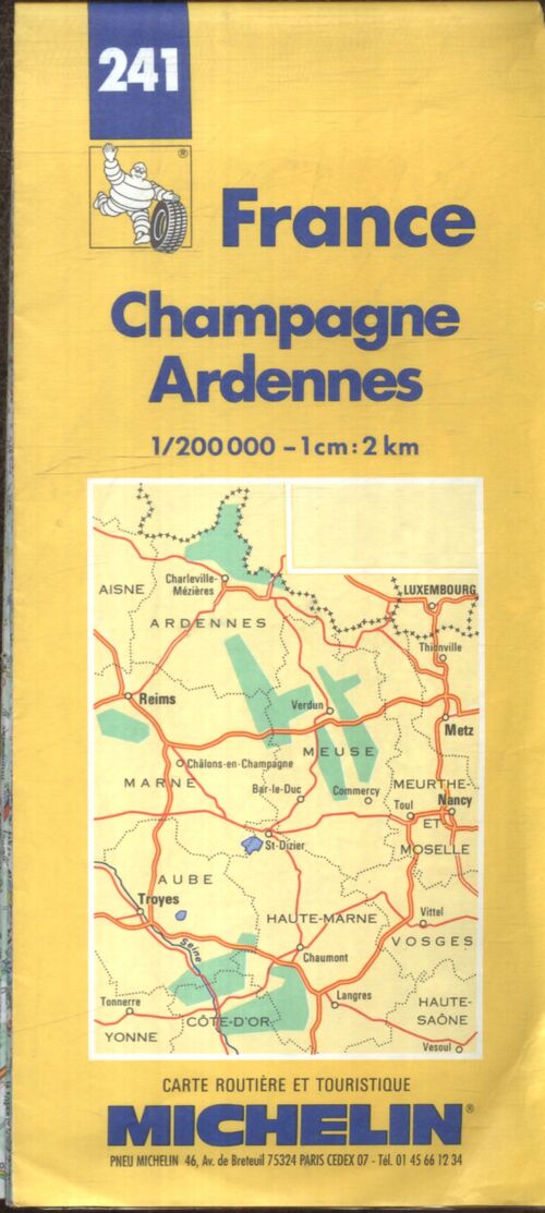 Carte routière : Champagne - Ardennes n°241 - Collectif - Livre