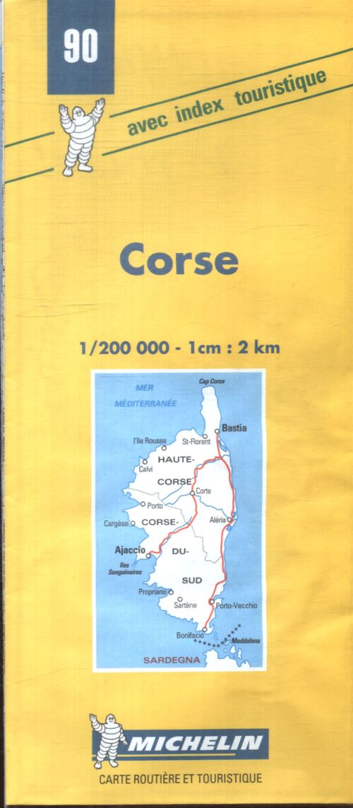 Carte routière : Corse 1/200000 - Collectif - Livre