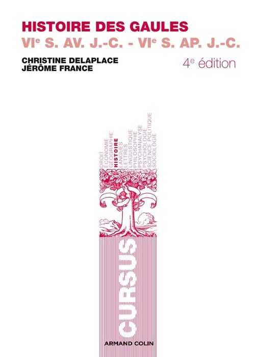 Histoire des Gaules - Christine Delaplace - Livre