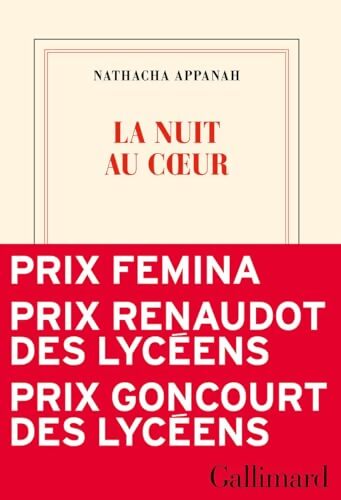 La nuit au coeur - Natacha Appanah - Livre