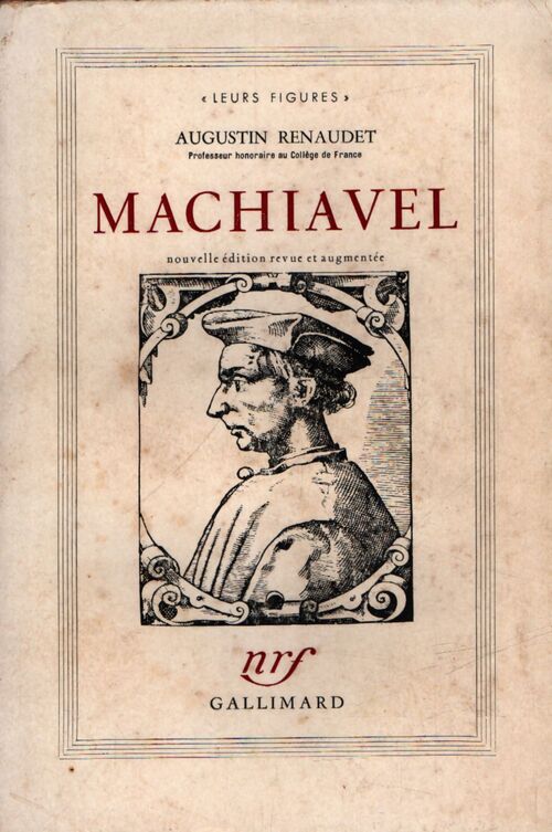 Machiavel  - Augustin Renaudet - Livre