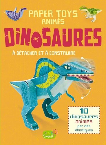 Moving paper toy - Dinos - Ian Murray - Livre