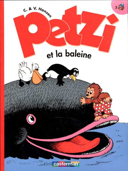 Petzi et la baleine - Hansen - Livre