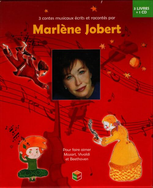 Coffret Marlène Jobert : 3 livres + 1 CD - Collectif - Livre