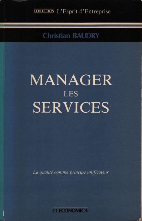 Manager les services - Christian Baudry - Livre