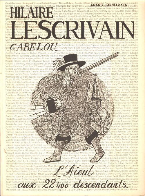 La descendance de Hilaire Lescrivain et Marie Fautrel - Amand Lécrivain - Livre