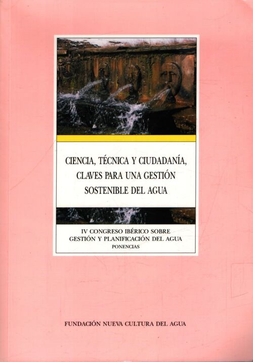 Ciencia tecnica y ciudadania, claves para una gestion sostenible del agua - Collectif - Livre