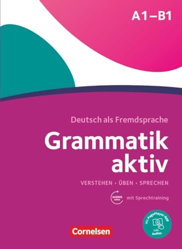 Grammatik aktiv : Ubungsgrammatik A1-B1 mit Audios online - Friederike Jin - Livre