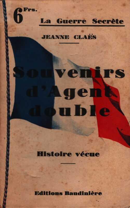 Souvenirs d'agents double - Jeanne Claës - Livre