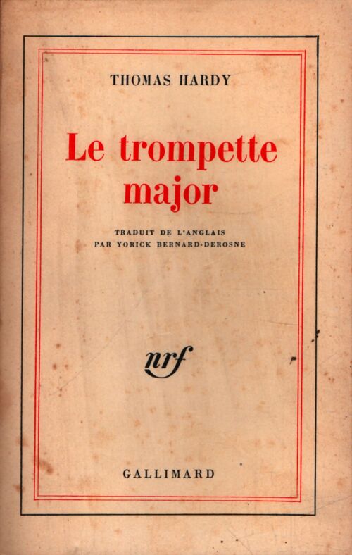 Le trompette-major - Thomas Hardy - Livre