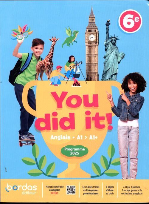 You did it ! 6e - Claudine Martina - Livre