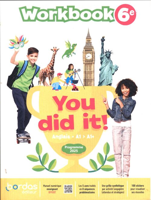 You did it ! 6e - Fiona Ratkoff - Livre