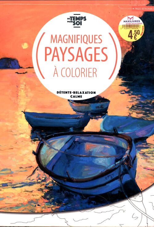 Magnifiques payasages à colorier - Collectif - Livre