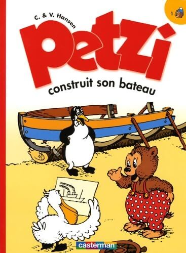 Petzi construit son bateau - Hansen - Livre