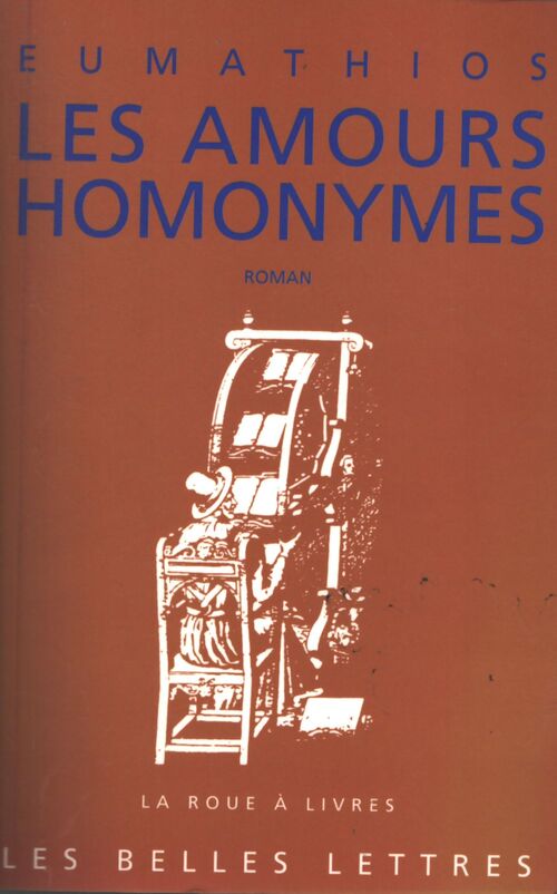 Les amours homonymes - Eumathios - Livre