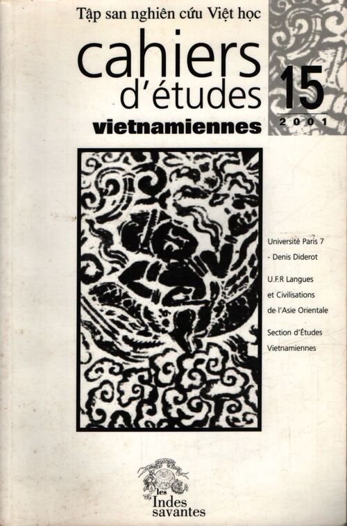 Cahiers d'études vietnamiennes n°15 - Collectif - Livre