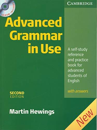 Advanced Grammar in Use With CD ROM - Martin Hewings - Livre