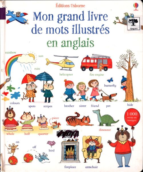 Mon grand livre de mots illustrés en anglais - Mairi Mackinnon - Livre